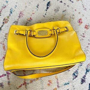 Michael Kors - large yellow handbag